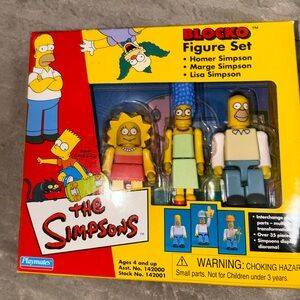 The Simpsons. Blocko Figure Set.